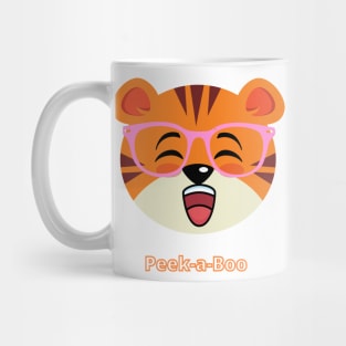 Peek-a-Boo Tiger Mug